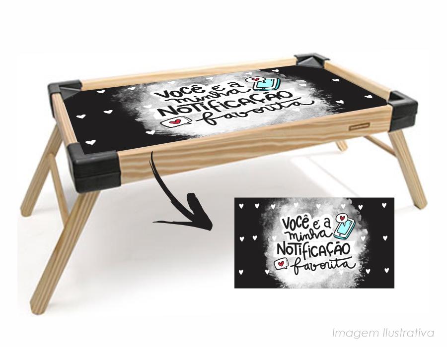 Bandeja de café dia dos namorados - você é a minha notificação favorita