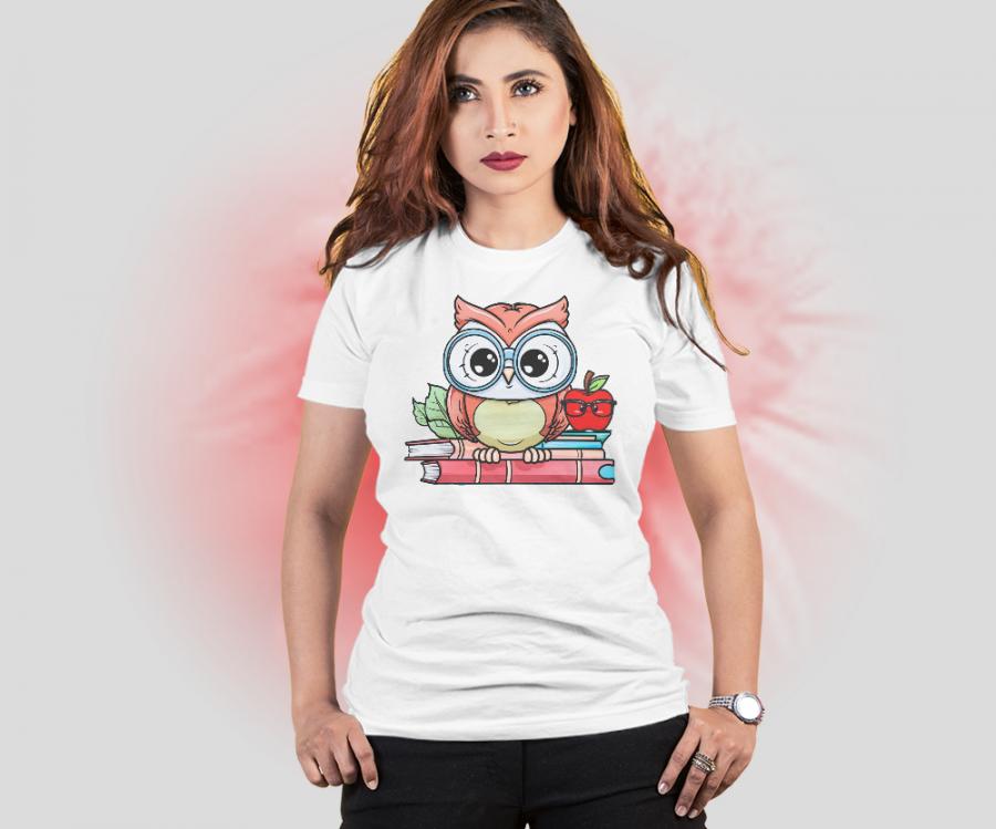 Camiseta Dia dos Professores - coruja