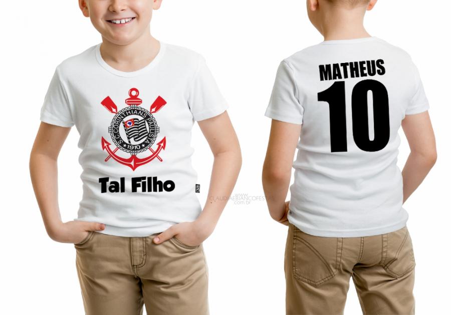 camisa do corinthians pai e filho