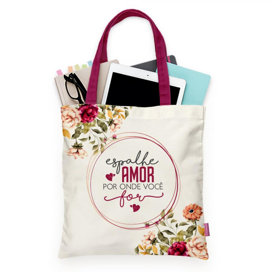 Ecobag espalhe amor por onde for