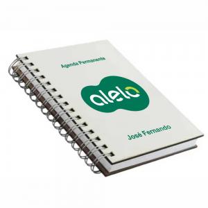 AGENDA PERMANENTE COM CAPA EM PDF ULTRA BRILHO PERSONALIZADA  CAPA EM MDF 3mm    