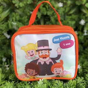 BOLSA RETANGULAR 18X14X10CM Tecido 100% Poliéster L18 x A14 x P10cm   Costura Artesanal 