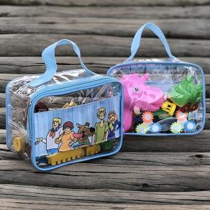 BOLSA RETANGULAR CRISTAL 18X14X10CM Tecido 100% Poliéster L18 x A14 x P10cm   Costura Artesanal 