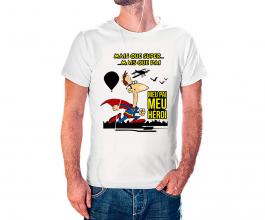 CAMISETA DIA DOS PAIS Tecido 100% Poliéster Estampa Colorida A3  Sublimação  