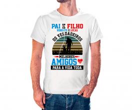 CAMISETA DIA DOS PAIS Tecido 100% Poliéster Estampa Colorida A3  Sublimação  