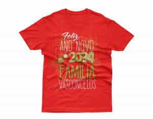 Camiseta natalina Tecido 100% Poliéster Estampa Colorida A3  Sublimação  