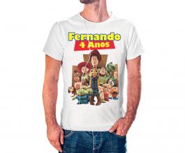 Camiseta temática toy story Tecido 100% Poliéster Estampa Colorida A3  Sublimação  