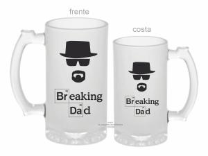 CANECA ZERO GRAU DIA DOS NAMORADOS - BREAKING DAD Vidro Jateada 475ml  Sublimação  