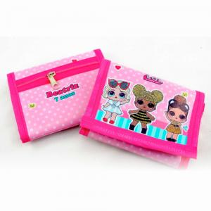 CARTEIRA INFANTIL Tecido 100% Poliéster Aberta 25CM X 12CM   Costura Artesanal 